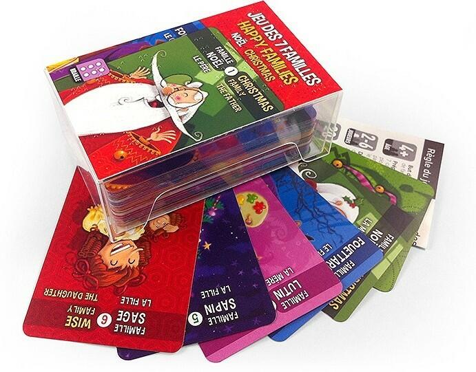 Jeu des 7 Familles: Noël (Braille) Eclate