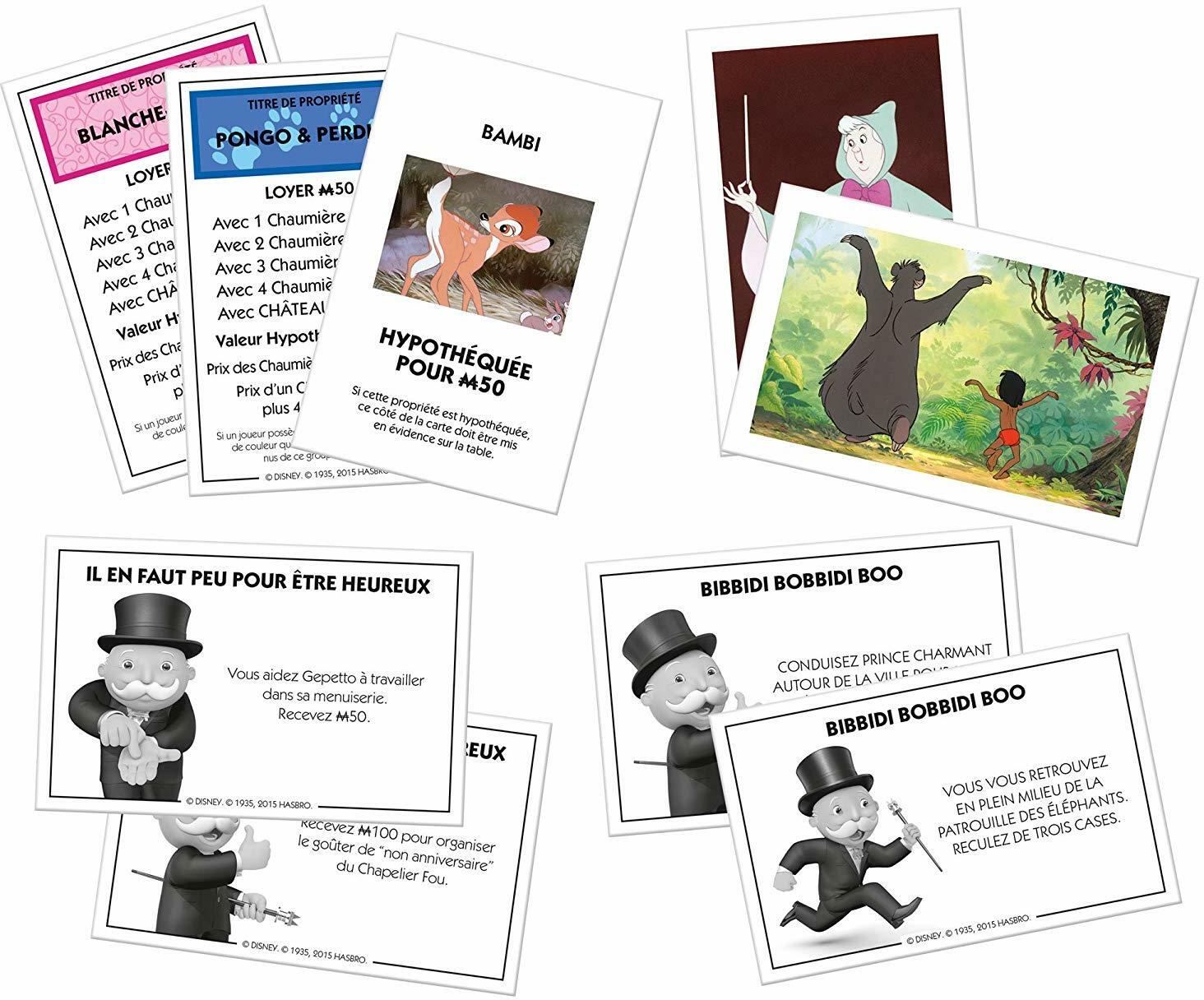 Monopoly: Disney Cartes