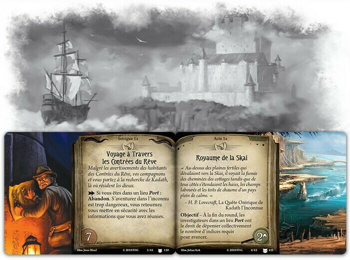 Horreur à Arkham: Le Jeu de Cartes - À la Recherche de Kadath Artwork