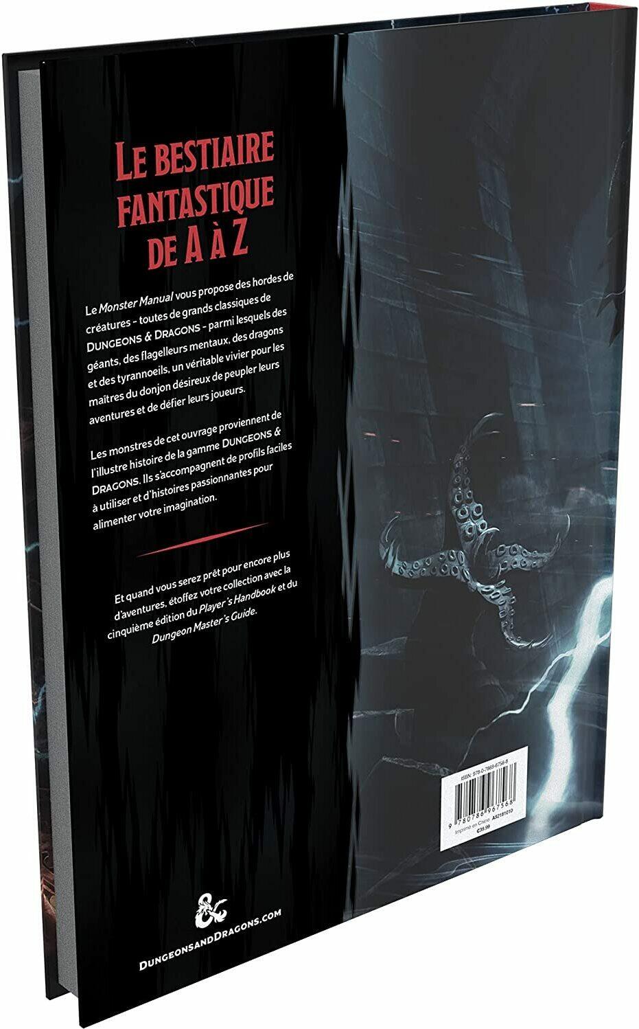 Dungeons & Dragons: Manuel des Monstres Back 3d