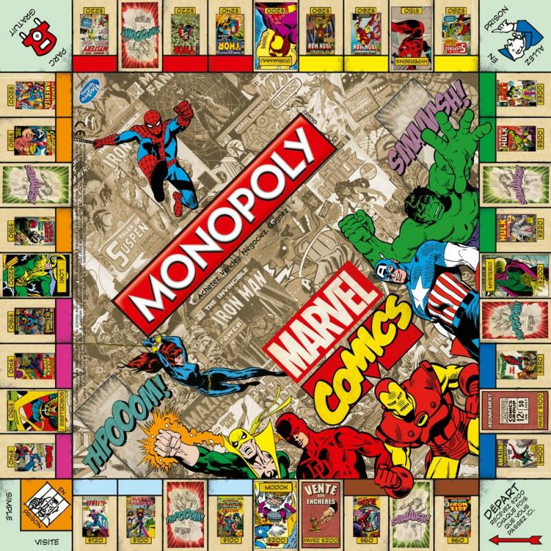 Monopoly: Marvel Comics Françcais Plateau