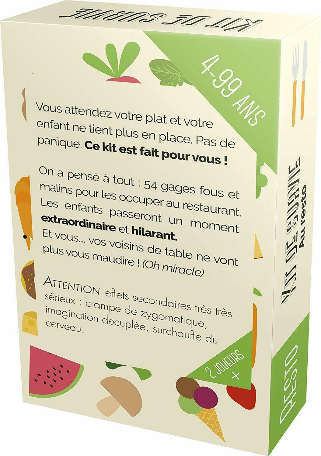 Parent Épuisé: Kit de Survie - Au Resto Back 3d