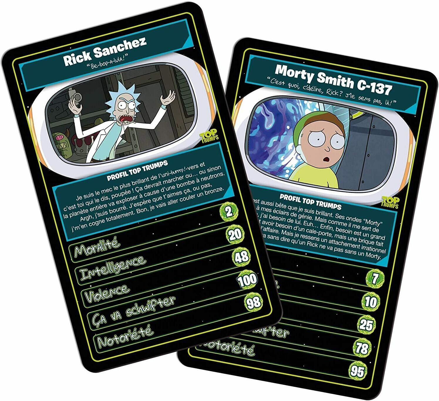 Top Trumps: Jeu de Bataille - Rick and Morty Cartes