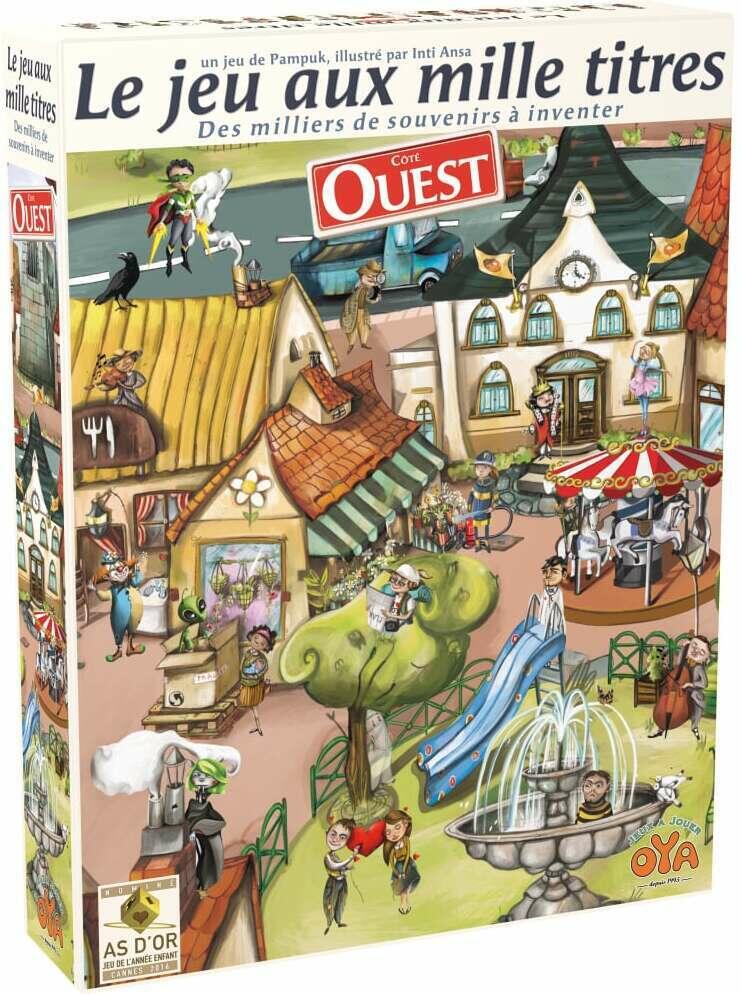 Le Jeu aux Mille Titres: Côté Ouest Cover 3d