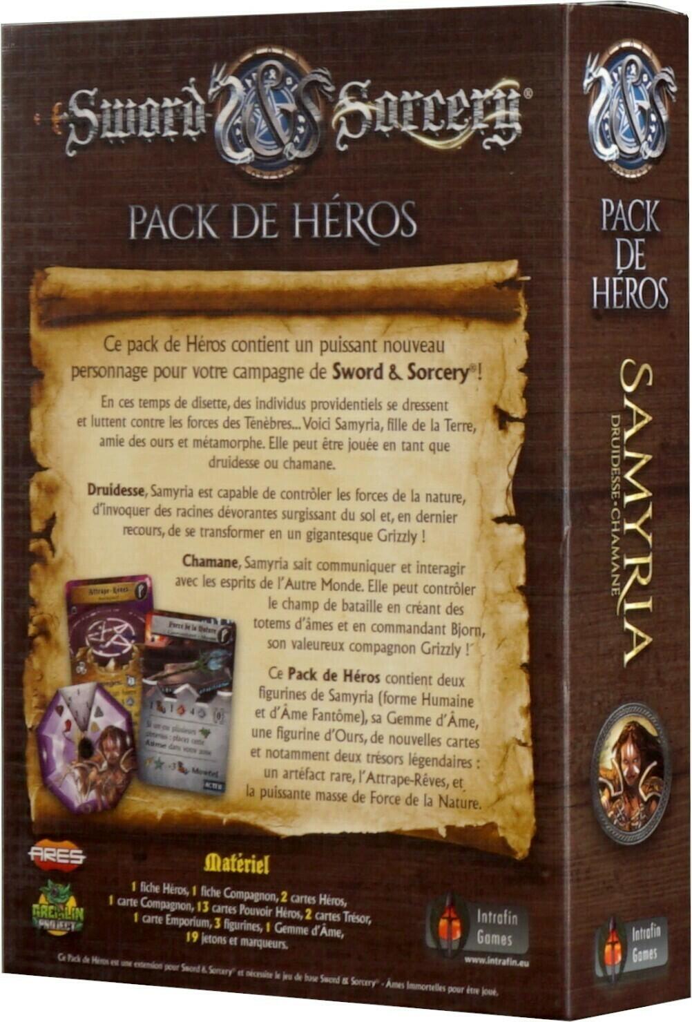 Sword & Sorcery: Pack de Héros - Samyria Back 3d