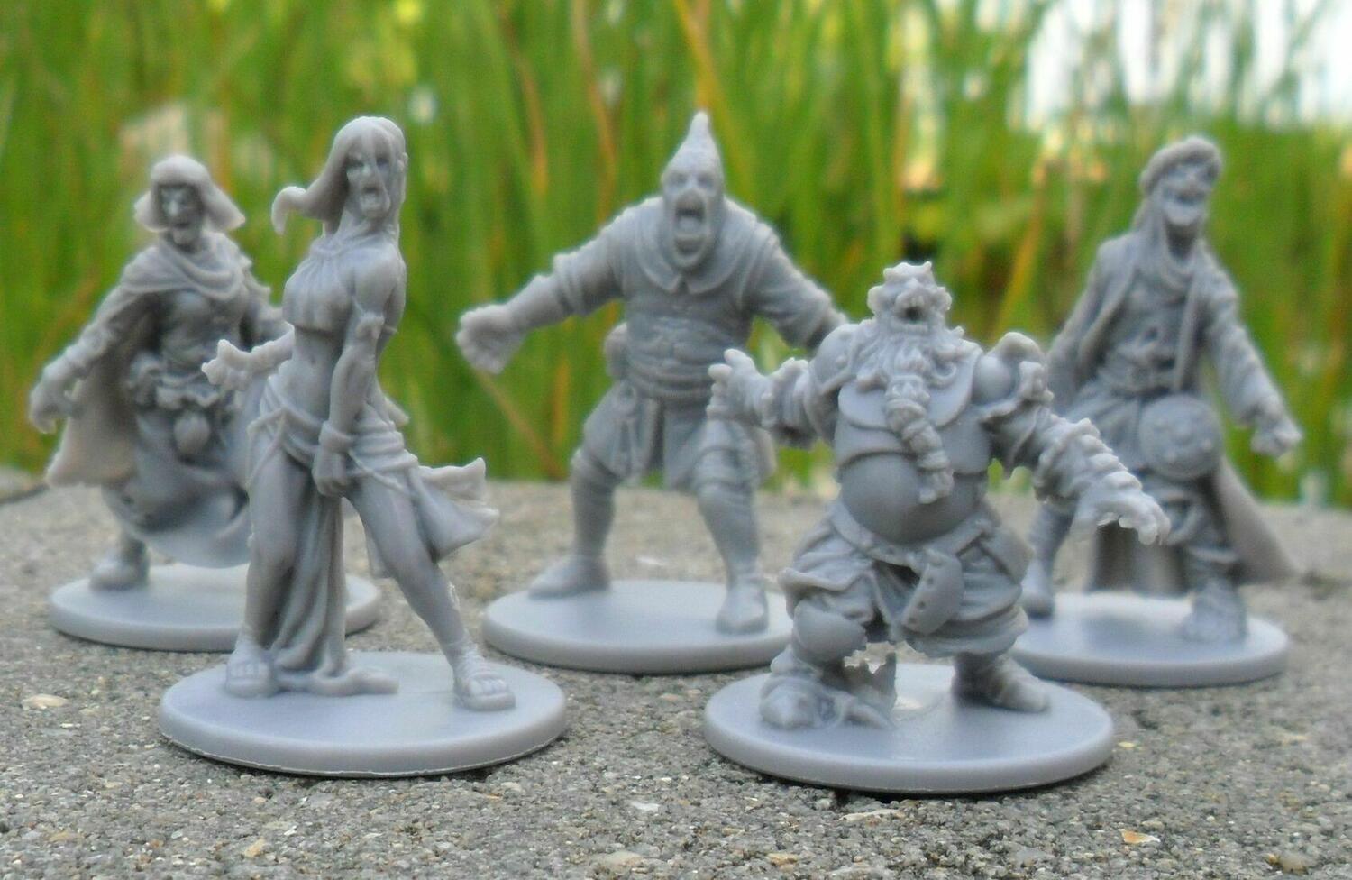 Zombicide: Black Plague - NPC-1 - Notorious Plagued Characters Figurines