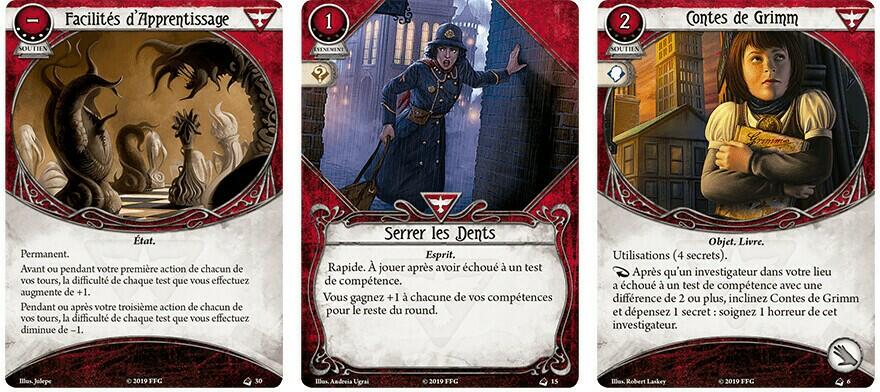 Horreur à Arkham: Le Jeu de Cartes - Stella Clark Cartes