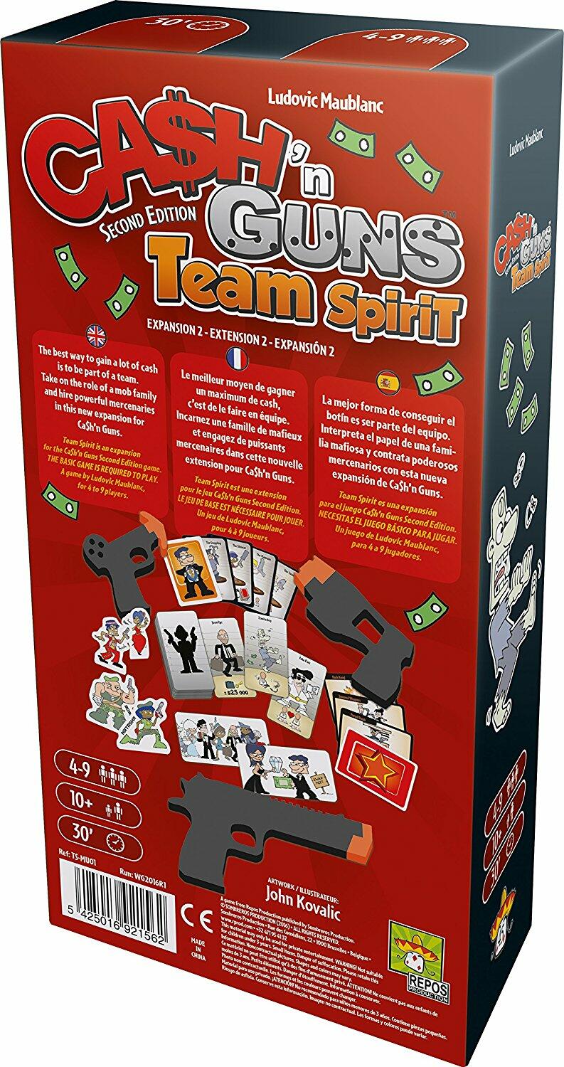 Ca$h 'n Guns: Second Edition - Team Spirit Back 3d