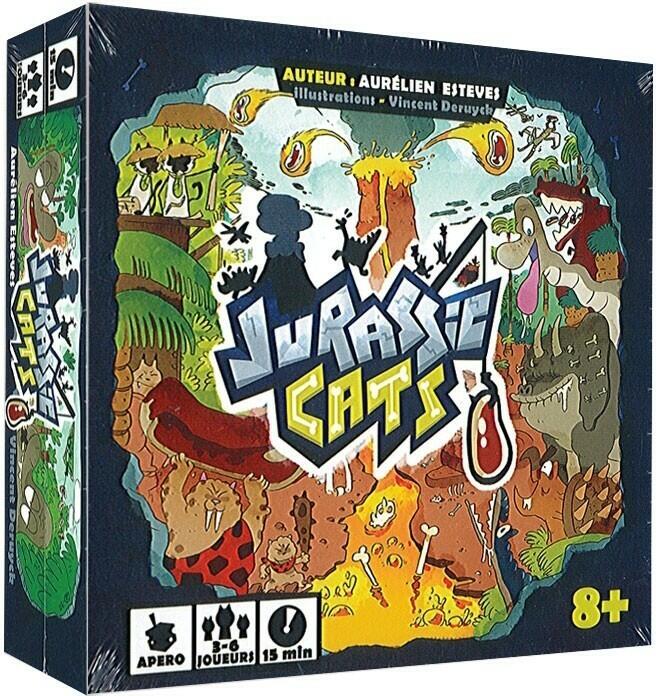 Jurassic Cats Cover 3d