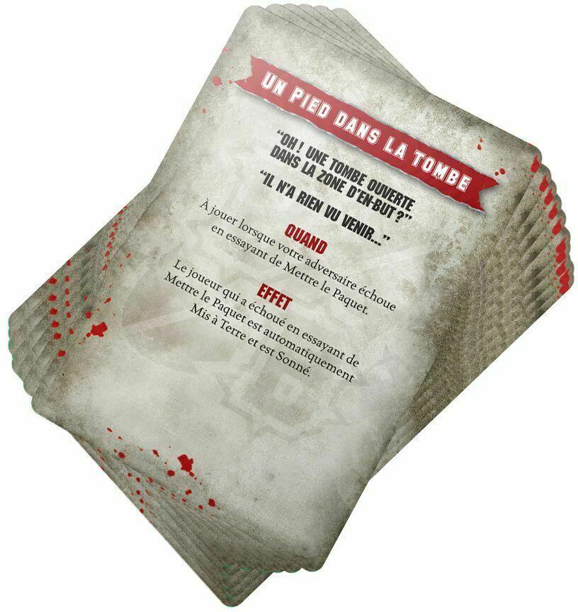 Blood Bowl: Le Jeu de Football Fantastique - Pack de Cartes d'Équipe - Morts Vivants Cartes