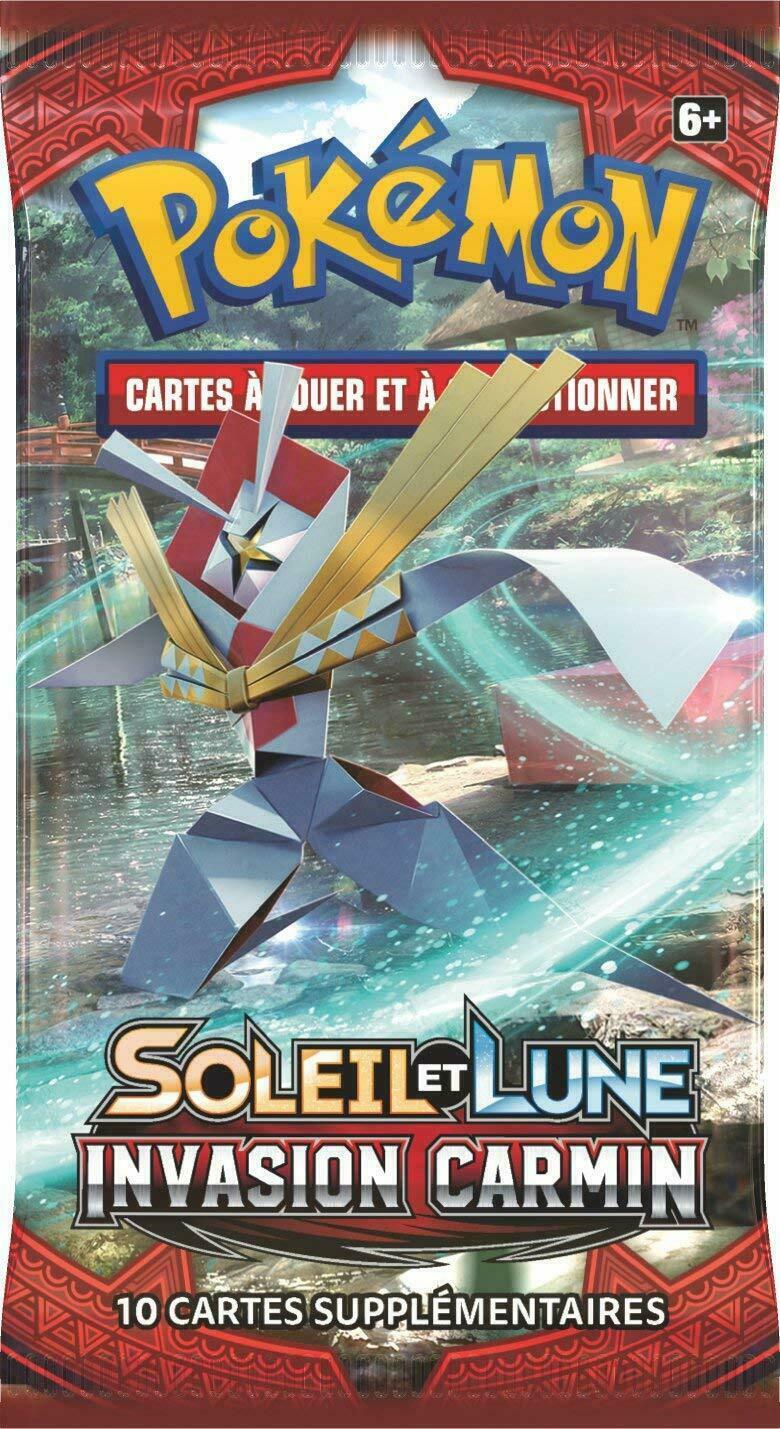 Pokémon Soleil et Lune: Invasion Carmin - Booster Cover