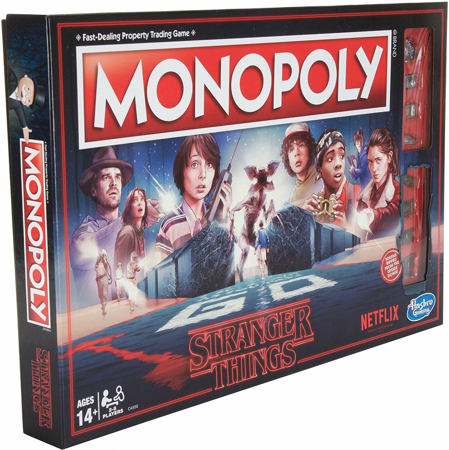 Monopoly: Stranger Things Cover 3d