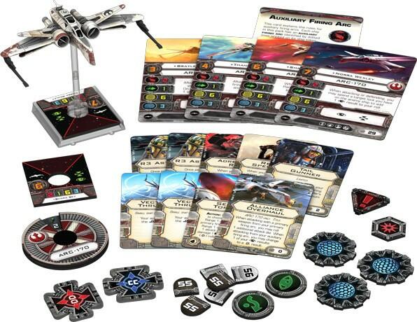 Star Wars: X-Wing - Le Jeu de Figurines - ARC-170 Eclate