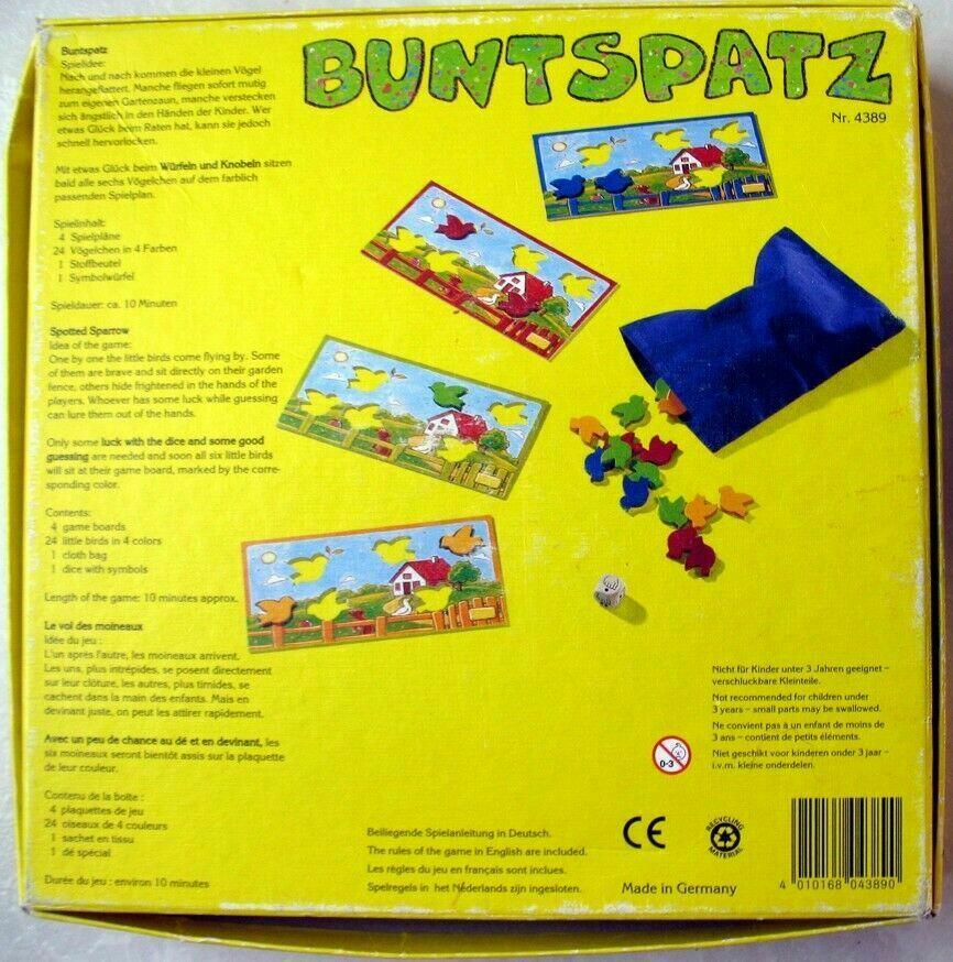 Buntspatz Back