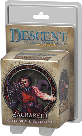 Descent: Voyages Dans les Ténèbres (Seconde Édition) - Zachareth Cover Transparent