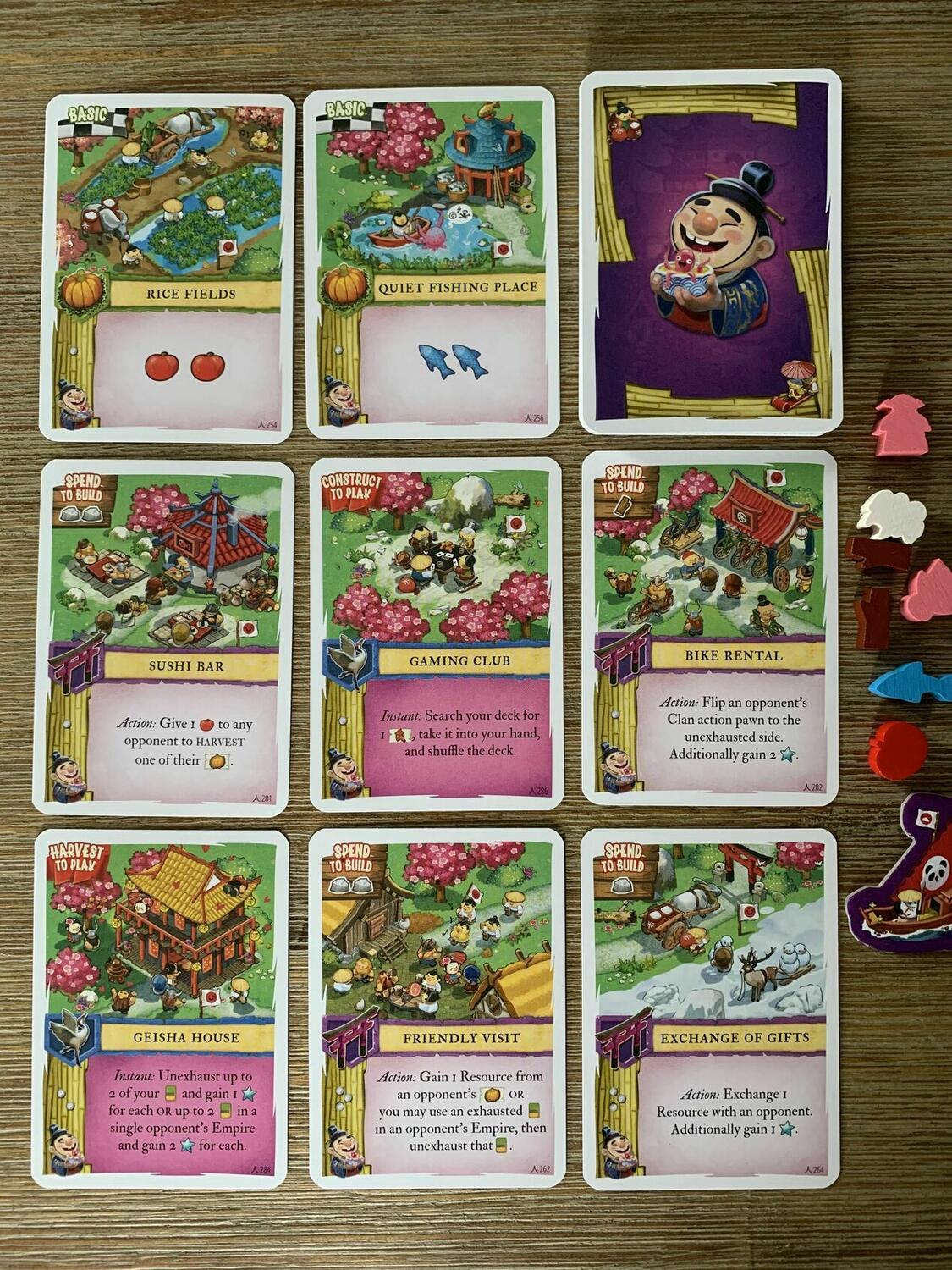 Imperial Settlers: Empires of the North - Japanese Islands Cartes