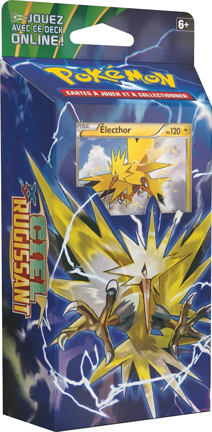 Pokémon XY: Ciel Rugissant - Électhor Cover Transparent