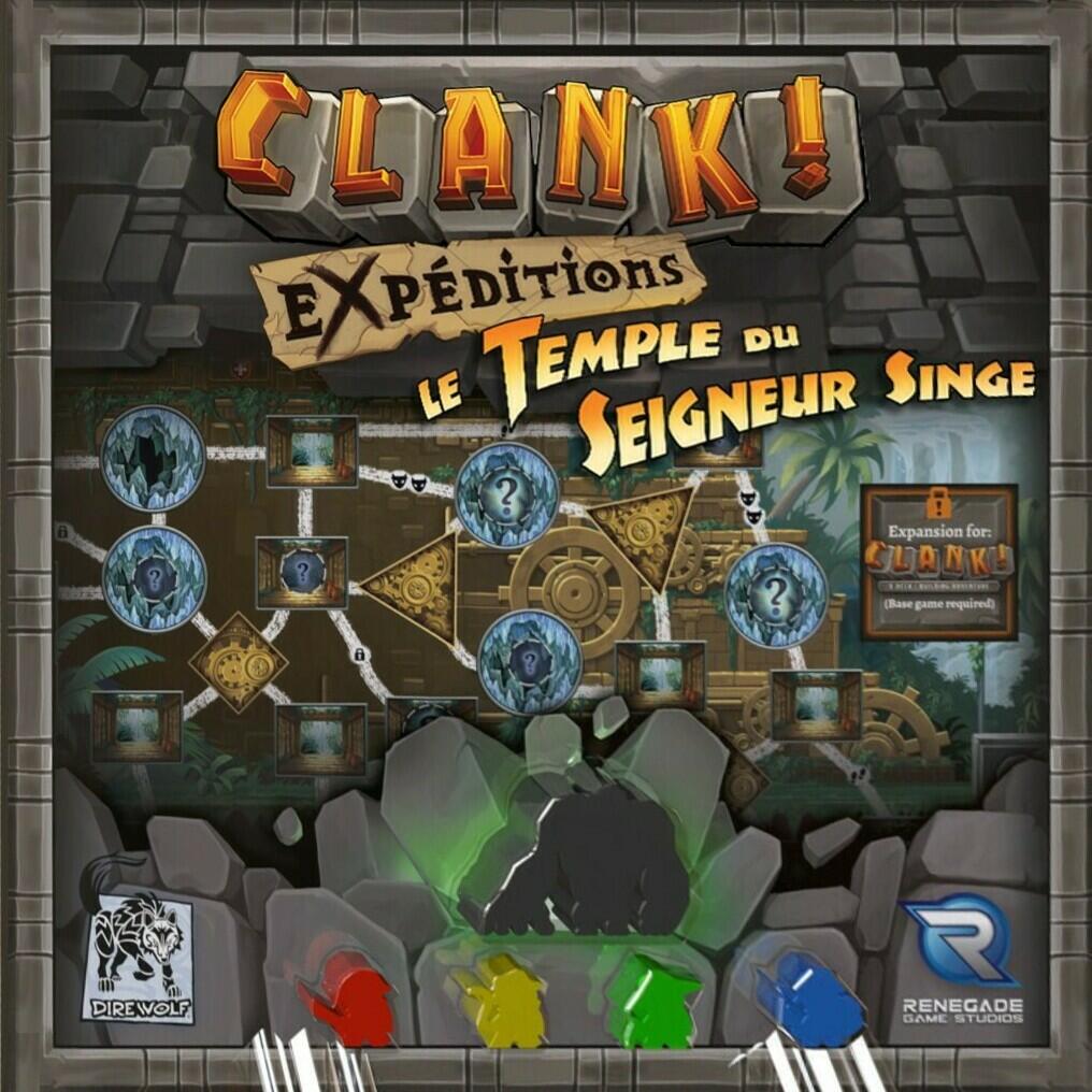 Clank ! Les Aventuriers du Deck-Building - Expéditions - Le Temple du Seigneur Singe Cover
