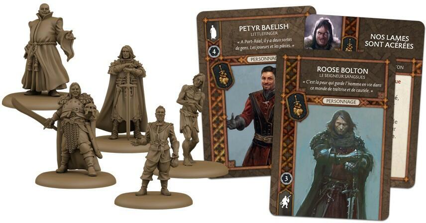 Le Trône de Fer: Le Jeu de Figurines - Héros Neutres I Eclate