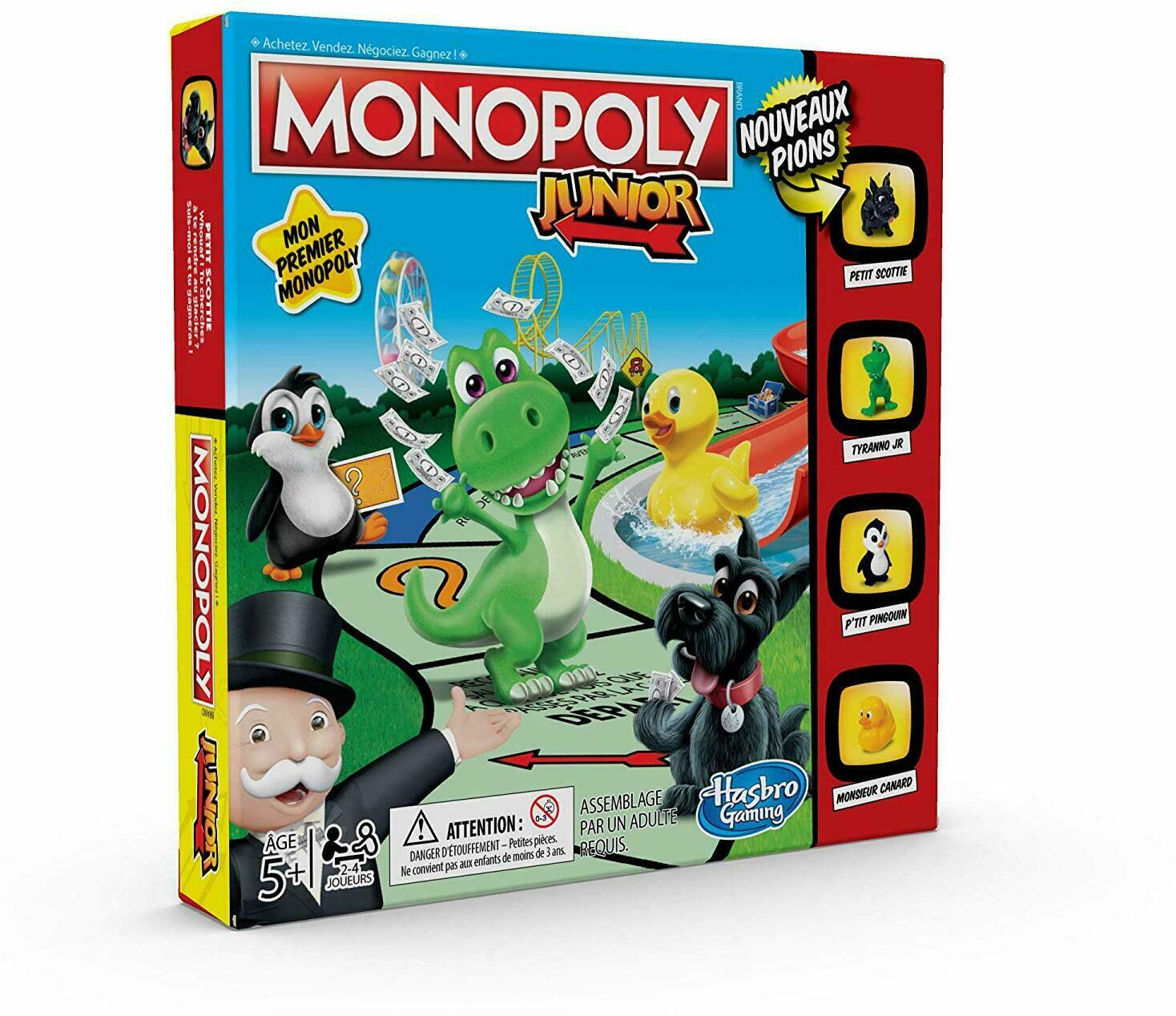 Monopoly: Junior - Nouveaux Pions Cover 3d