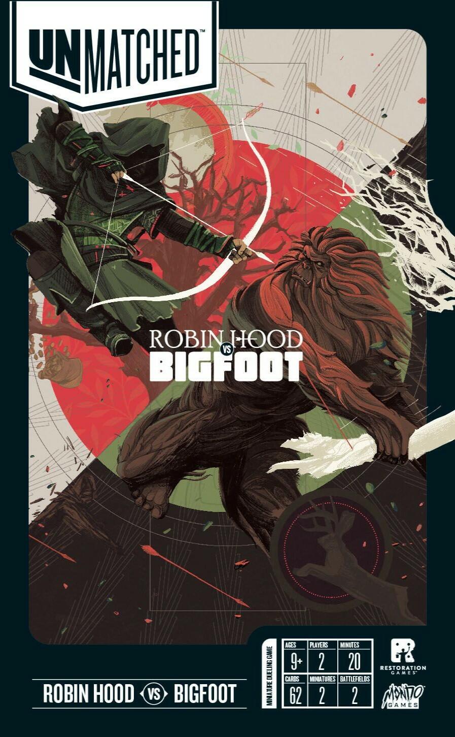 Unmatched: Robin Hood vs. Bigfoot Cover