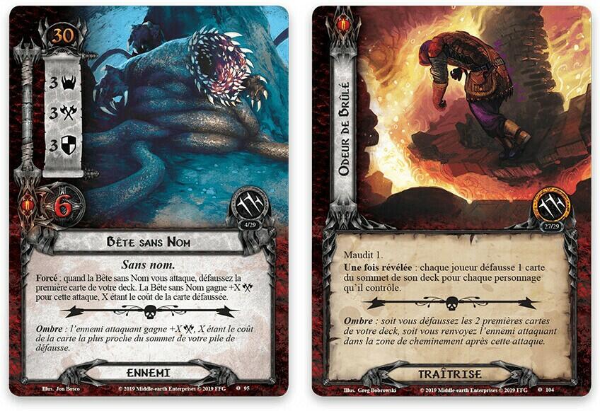 Le Seigneur des Anneaux: Le Jeu de Cartes - Sous les Monts de Cendre Cartes