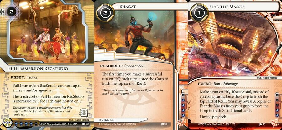 Android: Netrunner - Redoutez le Peuple Cartes