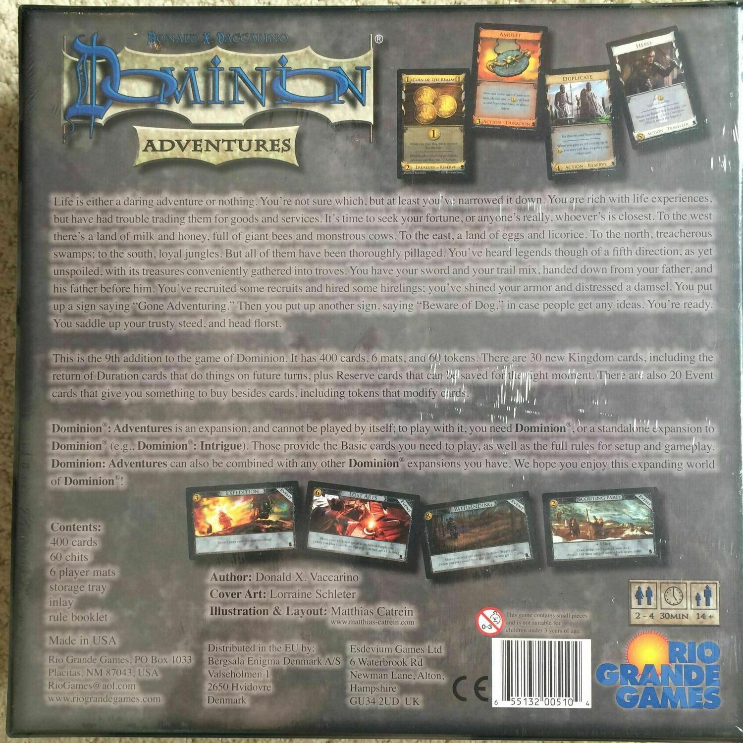 Dominion: Adventures Back