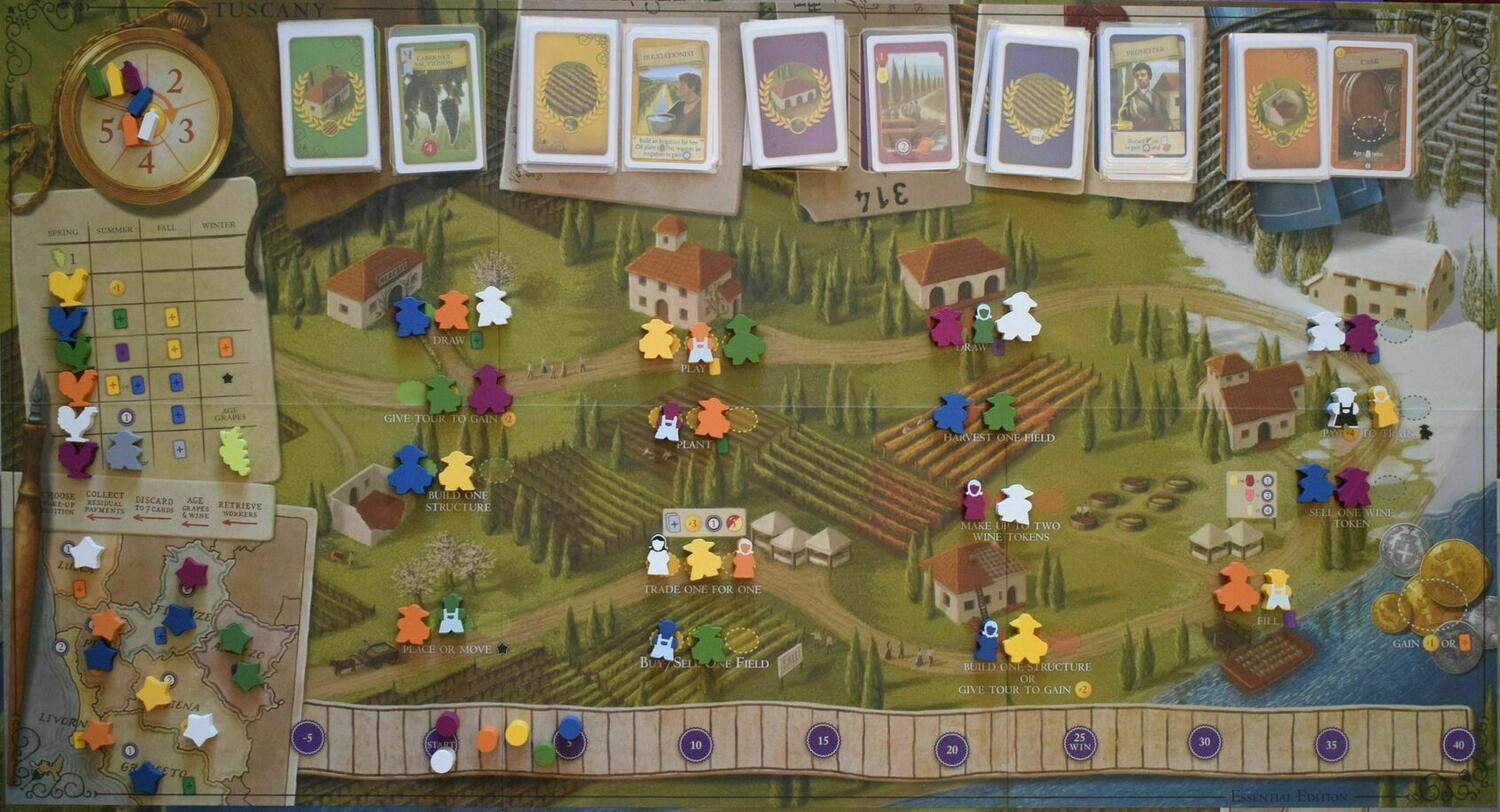 Viticulture: Tuscany Essential Edition Board