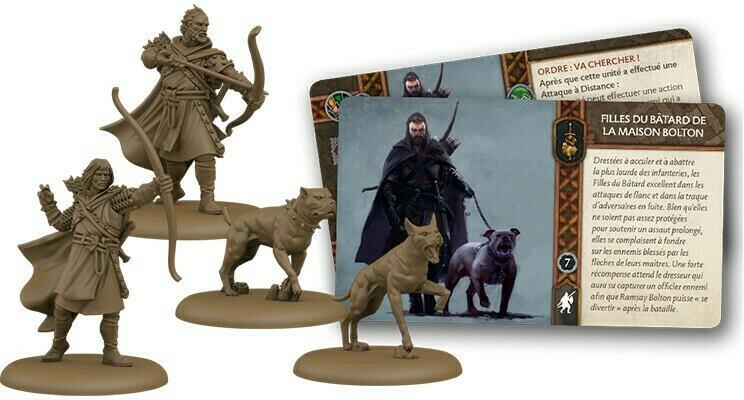 Le Trône de Fer: Le Jeu de Figurines - Filles du Bâtard de la Maison Bolton Eclate