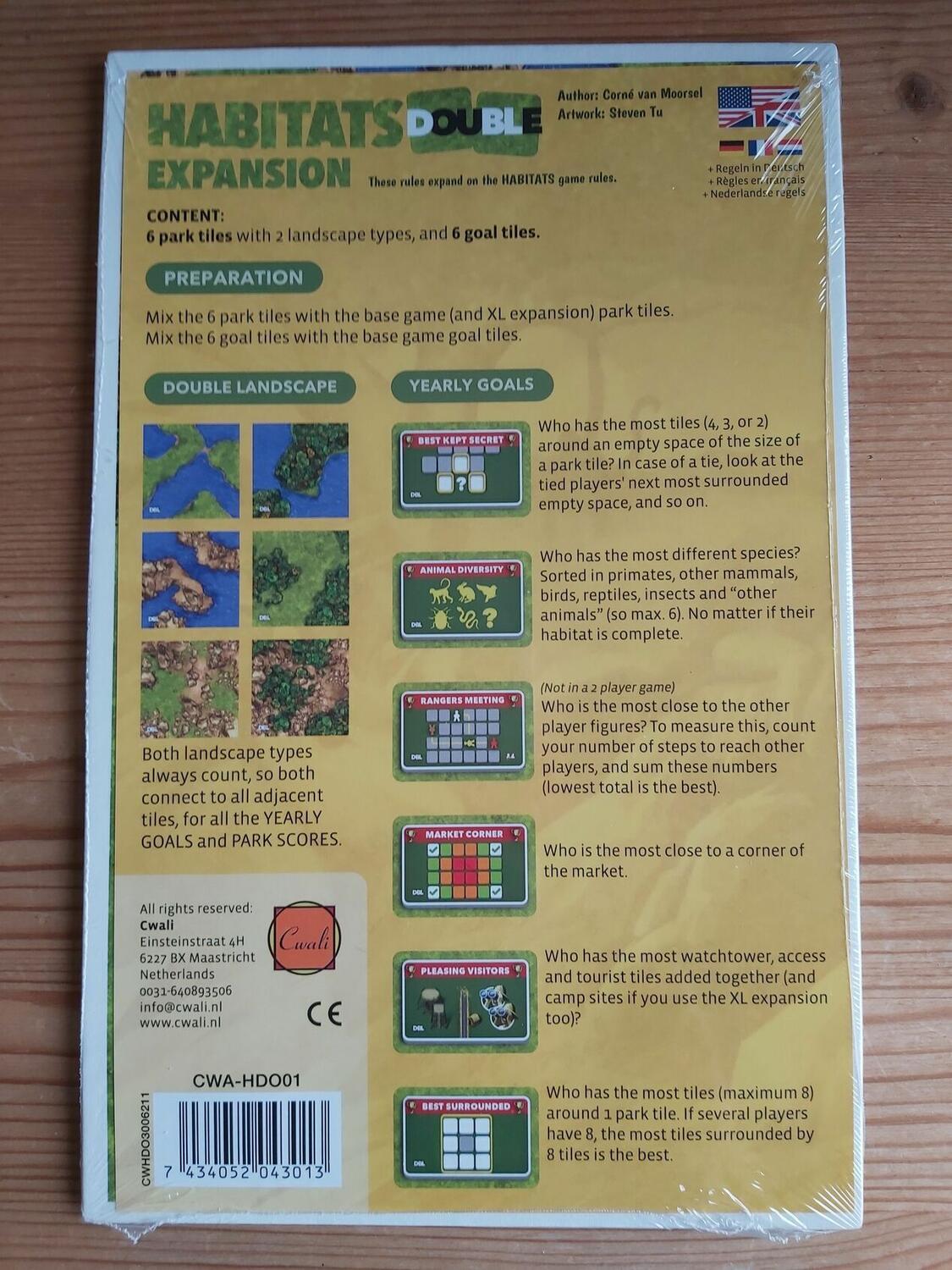 Habitats: Double Expansion Cover 3d