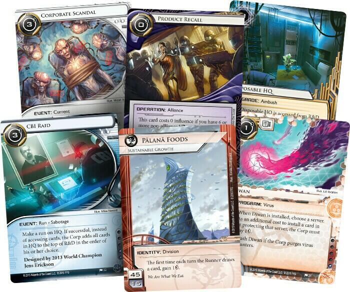 Android: Netrunner - Les Affaires Avant Tout Cartes