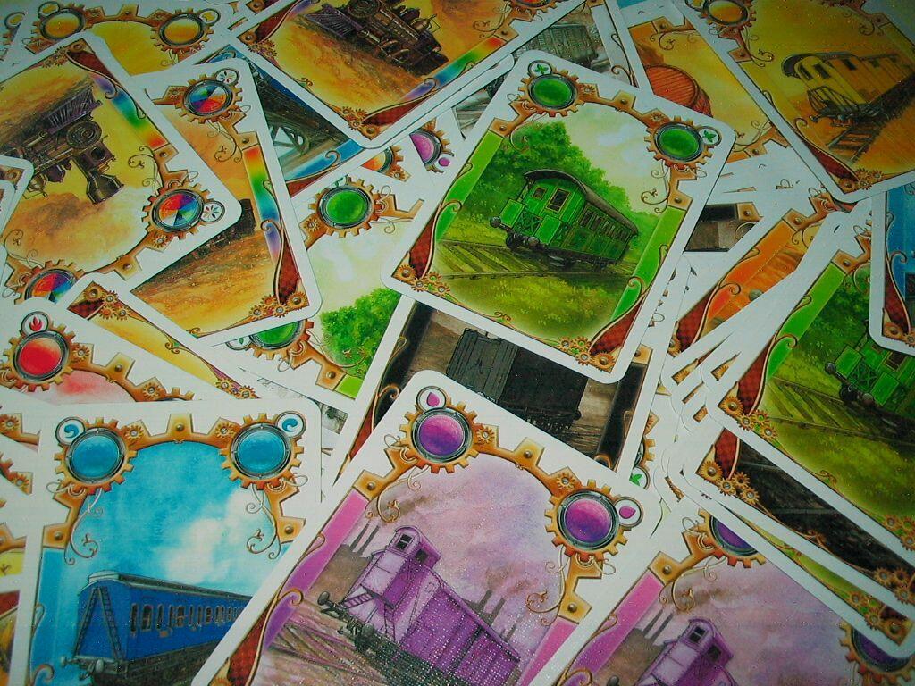 Les Aventuriers du Rail: Le Jeu de Cartes Cartes