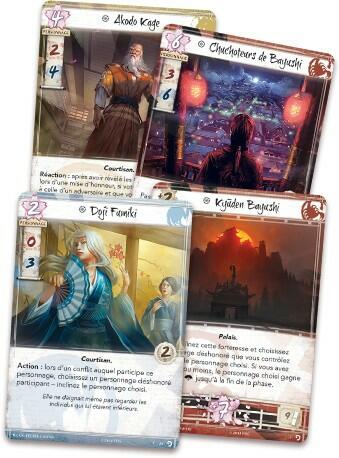 La Légende des Cinq Anneaux: Le Jeu de Cartes - La Main Cachée de l’Empereur Cartes