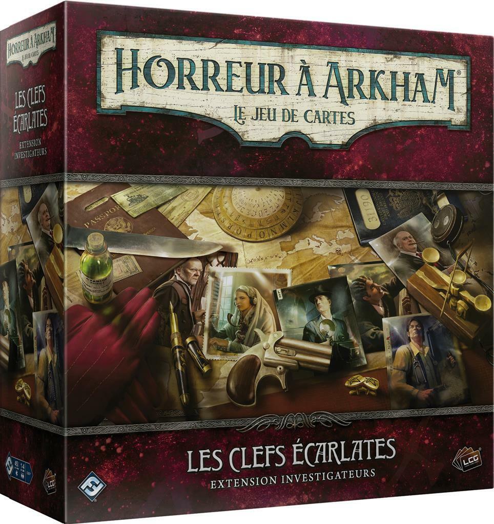 Horreur à Arkham: Le Jeu de Cartes - Les Clefs Écarlates - Investigateurs Cover 3d