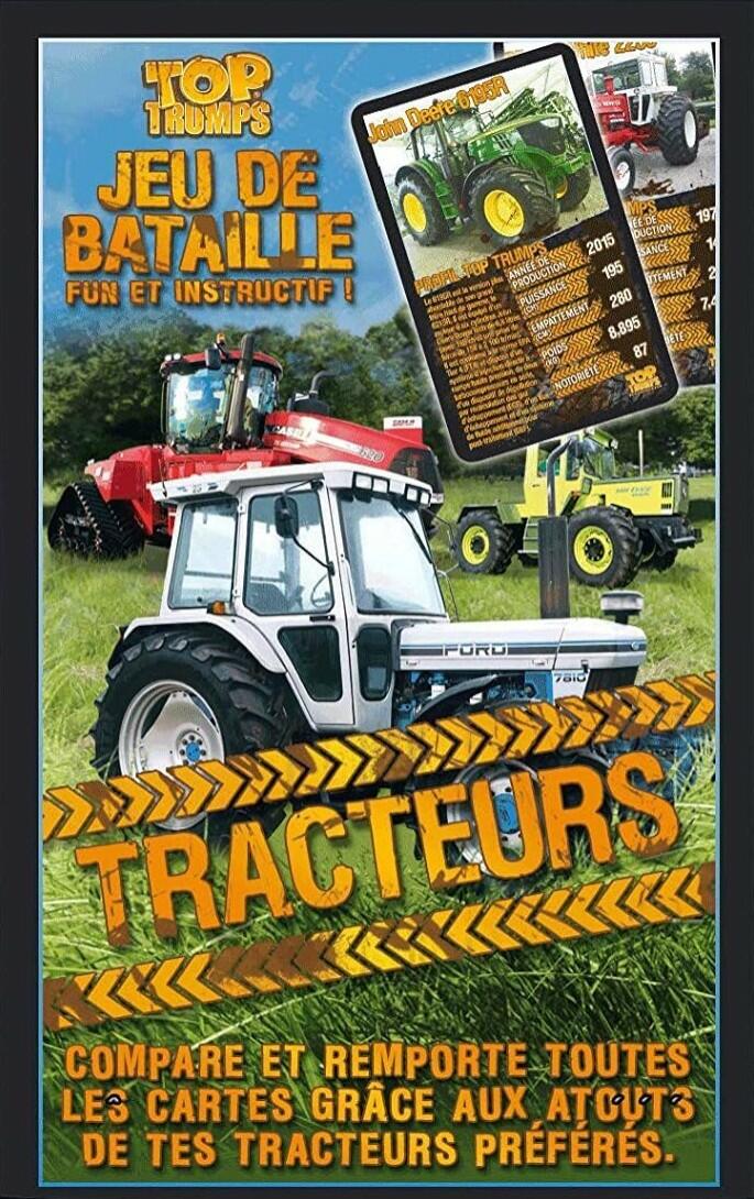 Top Trumps: Tracteurs Cover