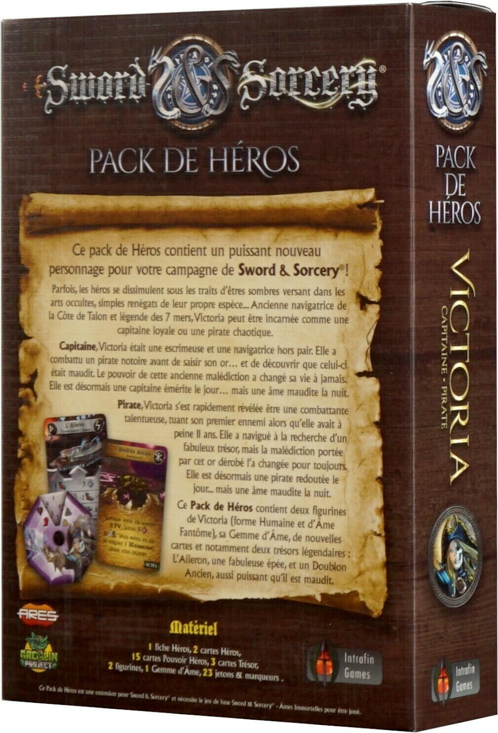 Sword & Sorcery: Pack de Héros - Victoria Back 3d