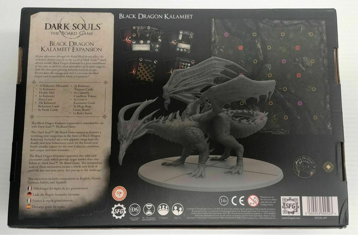 Dark Souls: The Board Game - Black Dragon Kalameet Back 3d