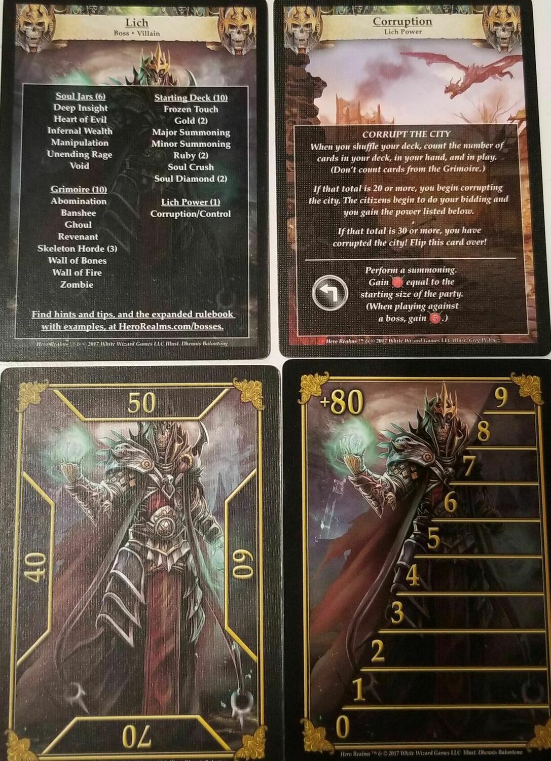 Hero Realms: Deck de Boss - Liche Cartes