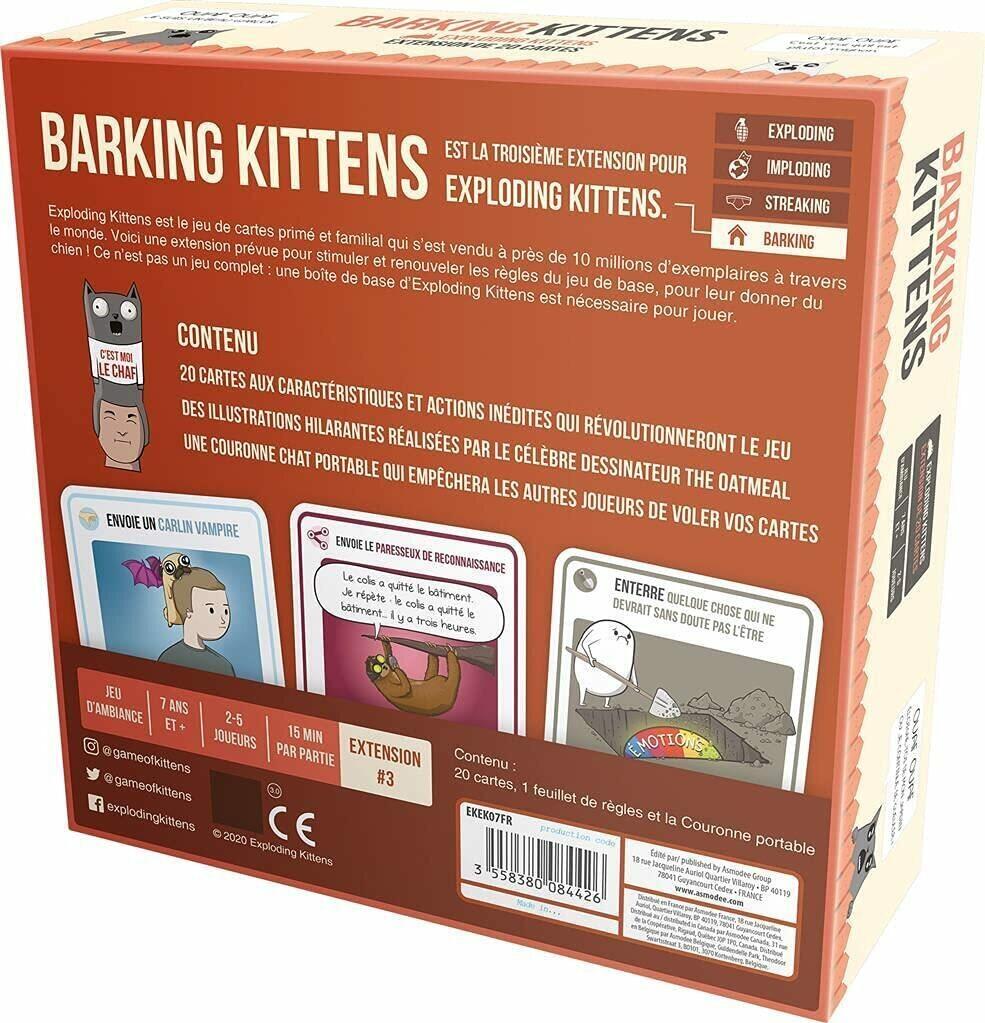 Exploding Kittens: Barking Kittens Back 3d