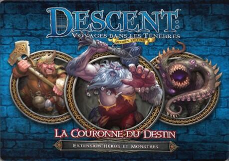 Descent: Voyages Dans les Ténèbres (Seconde Édition) - La Couronne du Destin Cover
