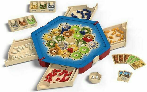 Catan: Le Jeu de Base - Version de Voyage Eclate