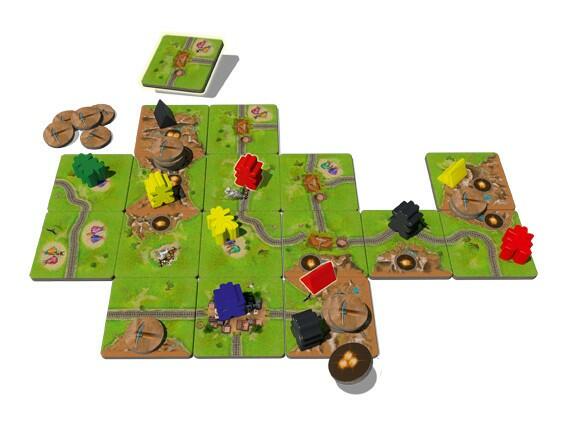 Carcassonne: La Ruée vers l'Or Plateau