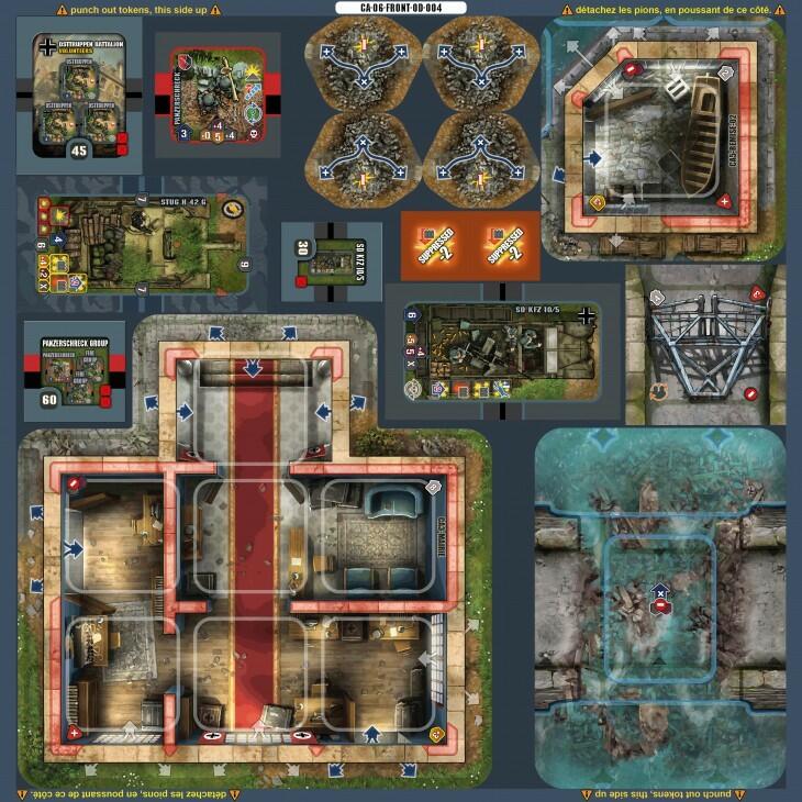 Heroes of Normandie: Carentan Tuiles