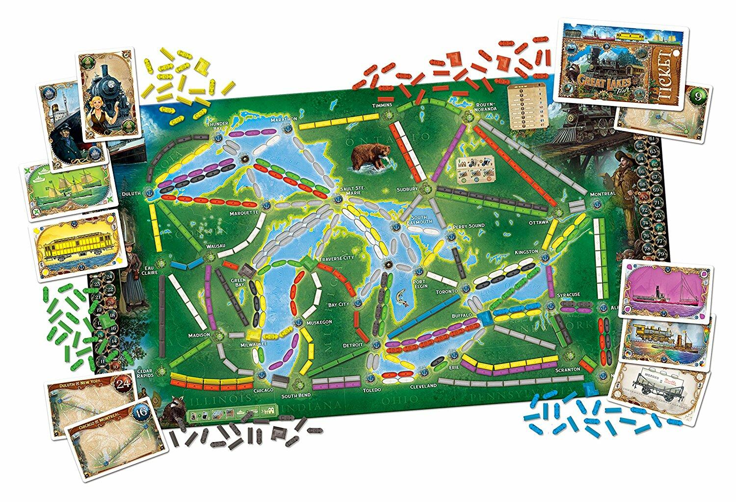 Les Aventuriers du Rail: Autour du Monde Plateau