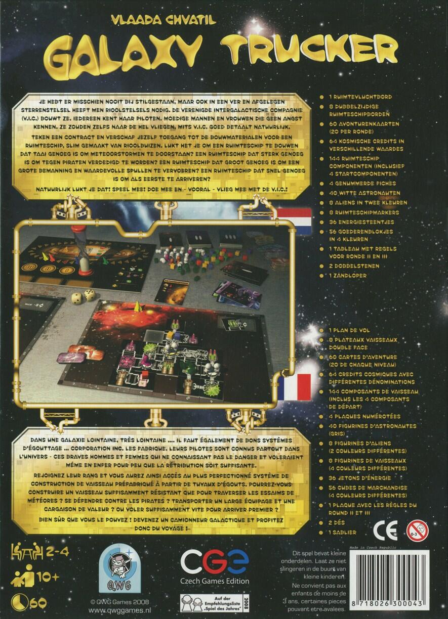 Galaxy Trucker 2008 Back