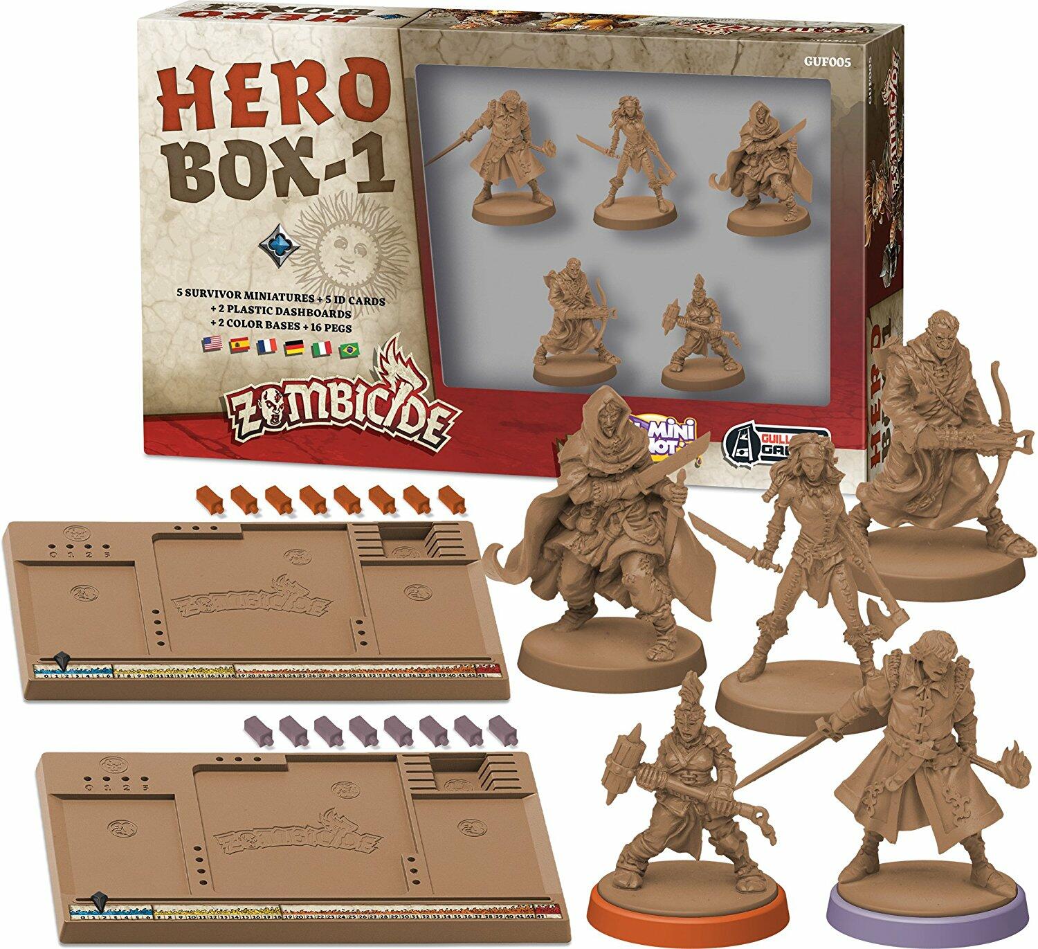 Zombicide: Black Plague - Hero Box 1 Eclate
