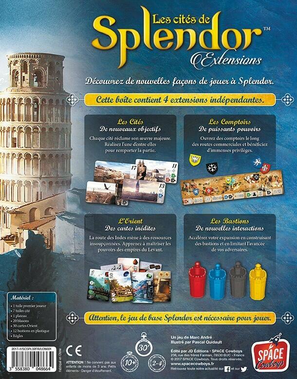 Les Cités de Splendor Back