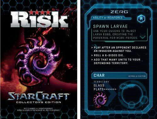 Risk: StarCraft - Collector's Edition Cartes