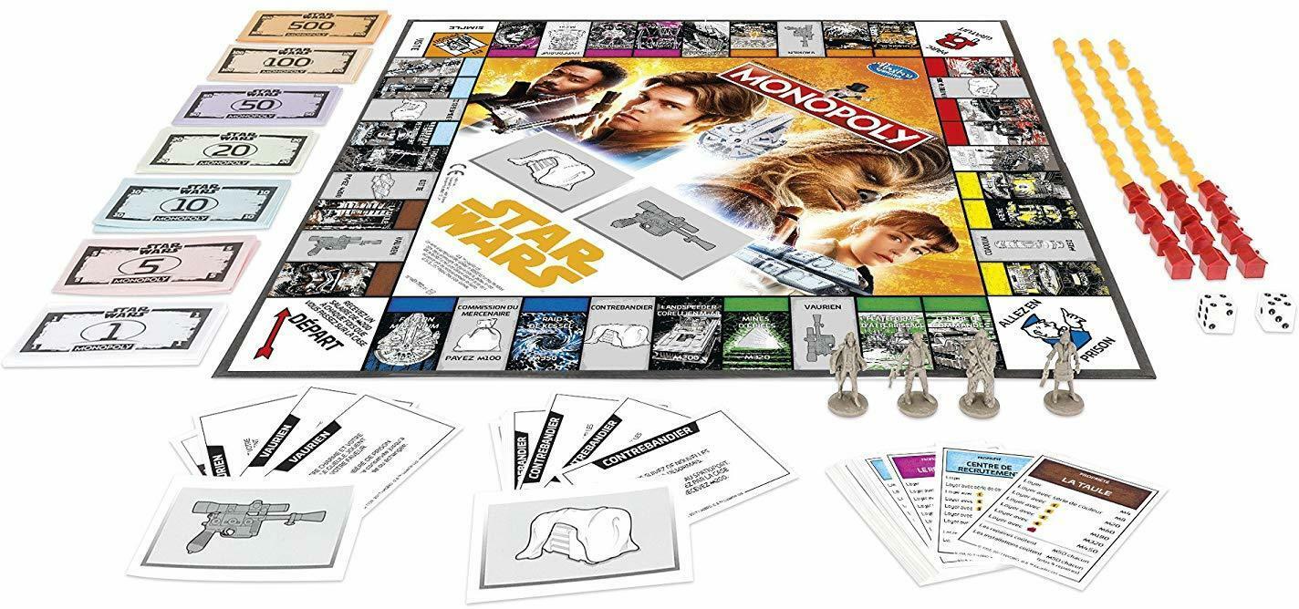 Monopoly: Star Wars Han Solo Eclate